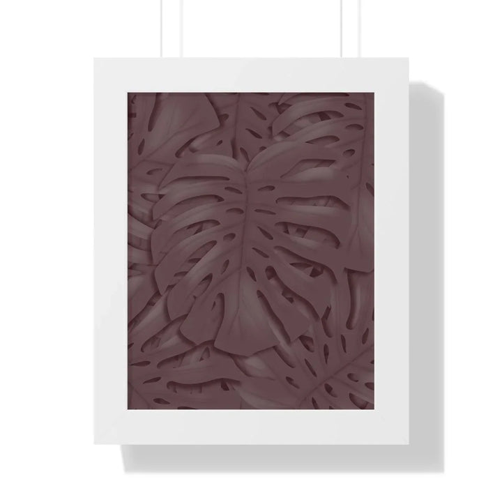 Merlot Monstera Framed Print, Poster, Laura Christine Photography & Design, Framed, Home & Living, Indoor, Paper, Posters, Laura Christine Photography & Design, laurachristinedesign.com