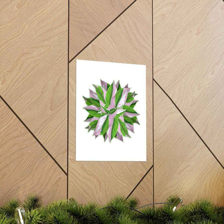 Syngonium Tricolor Botanical Print – Unframed Wall Art - The Potted Pixel