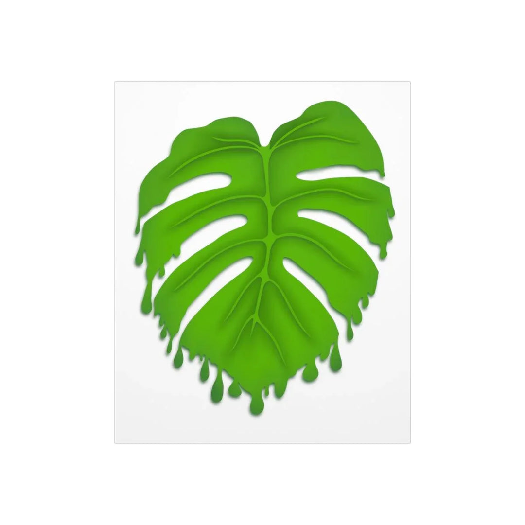 Melting Monstera Print, Poster, Laura Christine Photography & Design, Back to School, Home & Living, Indoor, Matte, Paper, Posters, Valentine's Day promotion, Laura Christine Photography & Design, laurachristinedesign.com