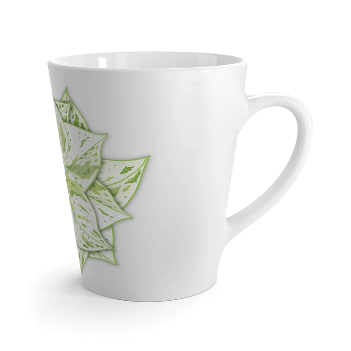 Snow Queen Pothos Mug - Durable Ceramic Cup with Variegated Foliage Design - The Potted Pixel
