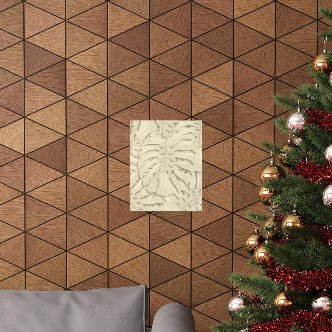 Soft Beige Monstera Print, Poster, Laura Christine Photography & Design, Back to School, Home & Living, Indoor, Matte, Paper, Posters, Valentine's Day promotion, Laura Christine Photography & Design, laurachristinedesign.com