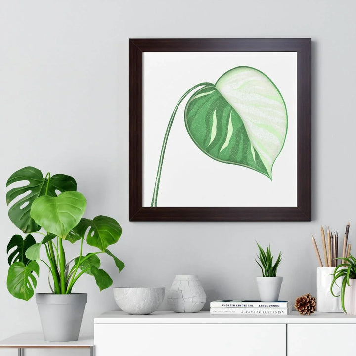 Monstera Albo Framed Print, Poster, Laura Christine Photography & Design, Framed, Home & Living, Indoor, Paper, Posters, Laura Christine Photography & Design, laurachristinedesign.com