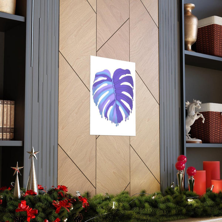 Melting Monstera, Purple - Print, Poster, Laura Christine Photography & Design, Back to School, Home & Living, Indoor, Matte, Paper, Posters, Valentine's Day promotion, Laura Christine Photography & Design, laurachristinedesign.com