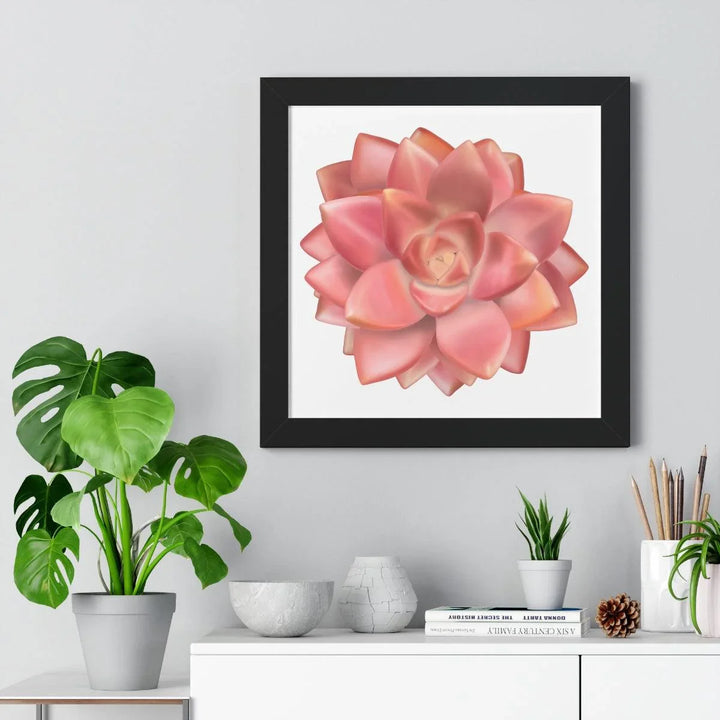 Graptosedum 'California Sunset' Succulent Framed Print, Poster, Laura Christine Photography & Design, Framed, Home & Living, Indoor, Paper, Posters, Laura Christine Photography & Design, laurachristinedesign.com