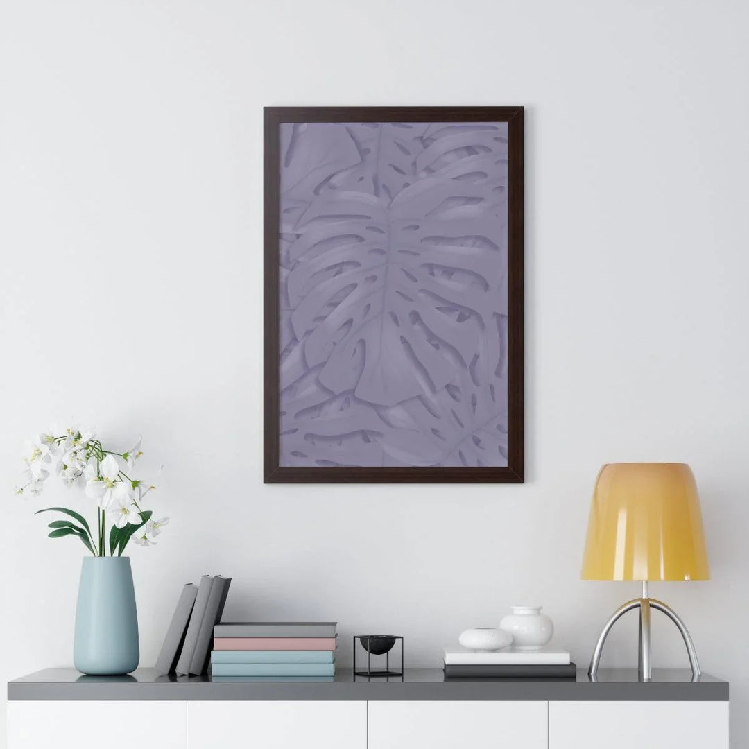 Violet Monstera Framed Print, Poster, Laura Christine Photography & Design, Framed, Home & Living, Indoor, Paper, Posters, Laura Christine Photography & Design, laurachristinedesign.com