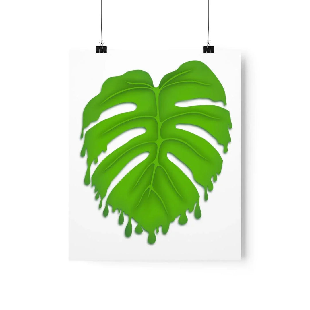 Melting Monstera Print, Poster, Laura Christine Photography & Design, Back to School, Home & Living, Indoor, Matte, Paper, Posters, Valentine's Day promotion, Laura Christine Photography & Design, laurachristinedesign.com