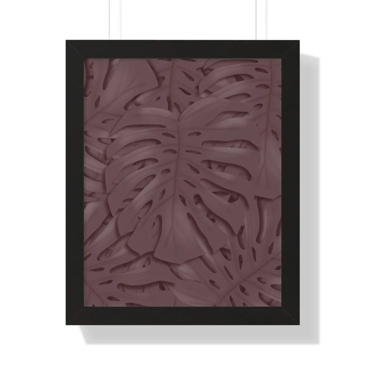 Merlot Monstera Framed Print, Poster, Laura Christine Photography & Design, Framed, Home & Living, Indoor, Paper, Posters, Laura Christine Photography & Design, laurachristinedesign.com