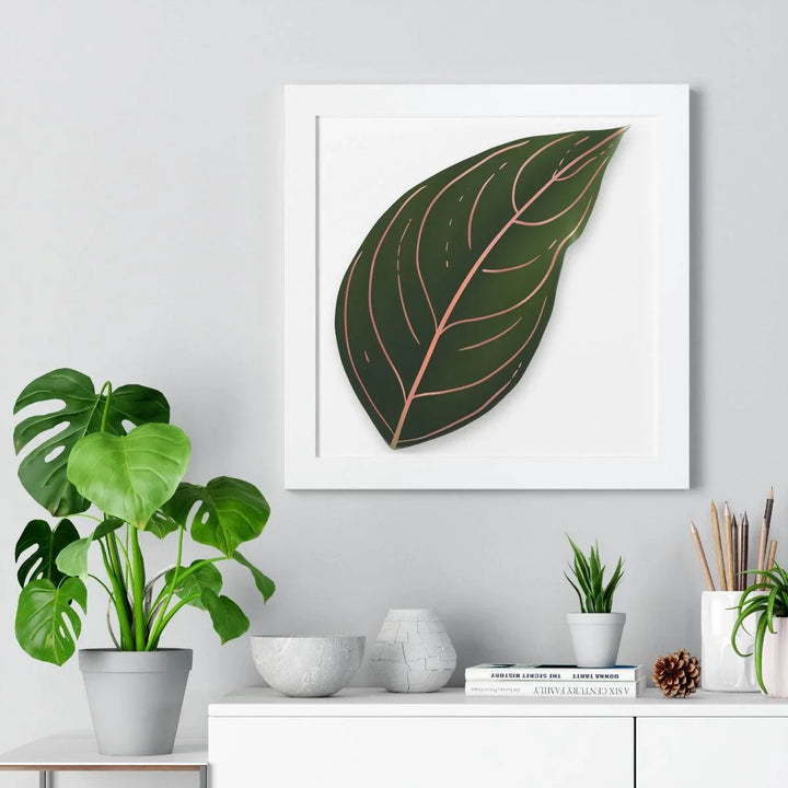 Aglaonema Rotundum Framed Print, Poster, Laura Christine Photography & Design, Framed, Home & Living, Indoor, Paper, Posters, Laura Christine Photography & Design, laurachristinedesign.com
