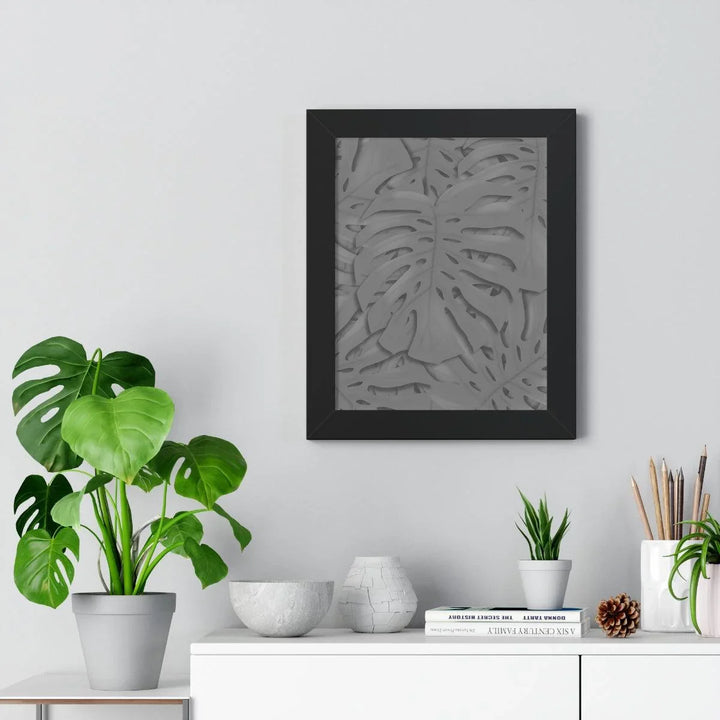 Smokey Monstera Framed Print, Poster, Laura Christine Photography & Design, Framed, Home & Living, Indoor, Paper, Posters, Laura Christine Photography & Design, laurachristinedesign.com
