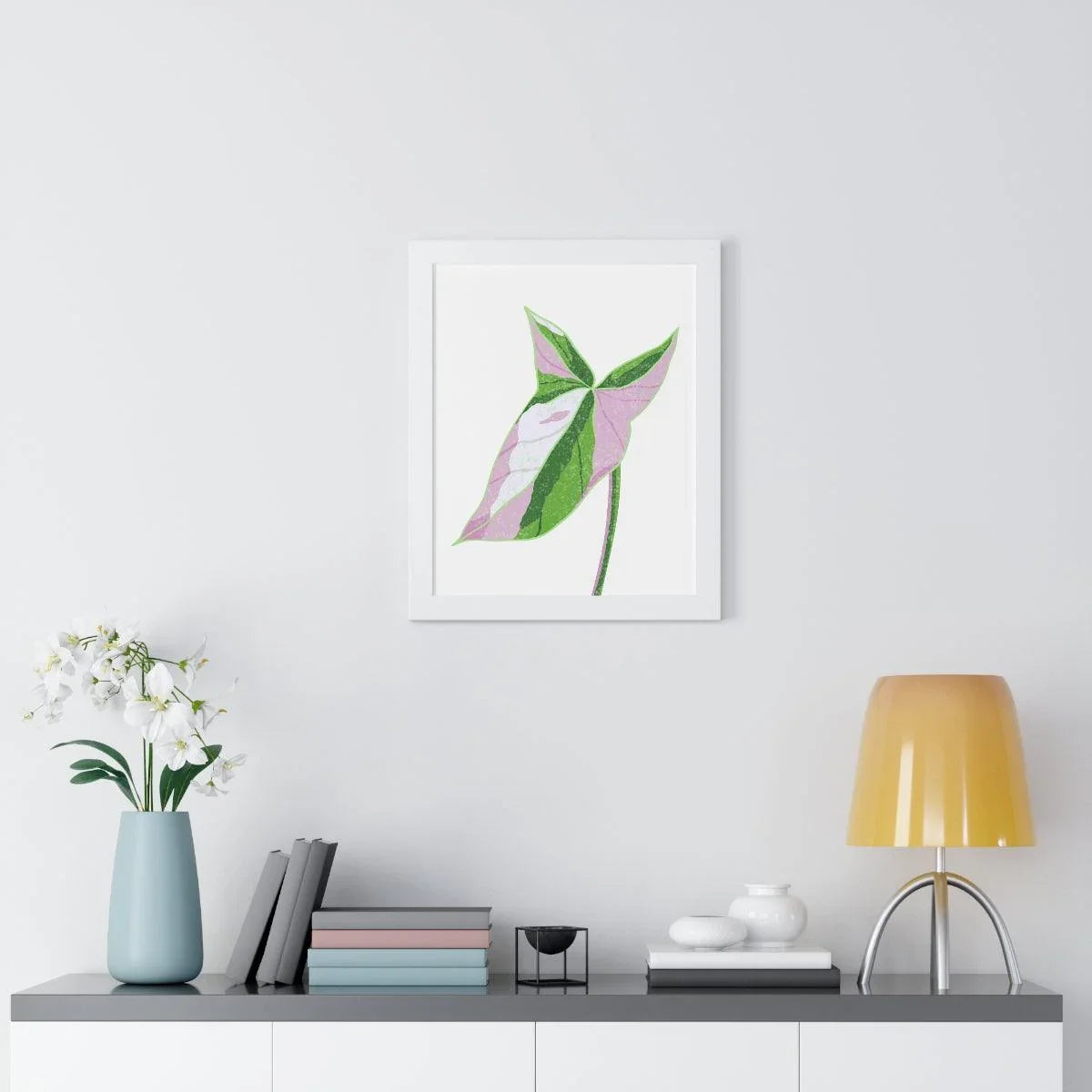 Syngonium Tricolor Framed Print, Poster, Laura Christine Photography & Design, Framed, Home & Living, Indoor, Paper, Posters, Laura Christine Photography & Design, laurachristinedesign.com