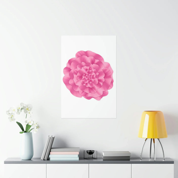 Abstract Peony Print Botanical Poster With Archival Ink On Fine Art Paper Unframed