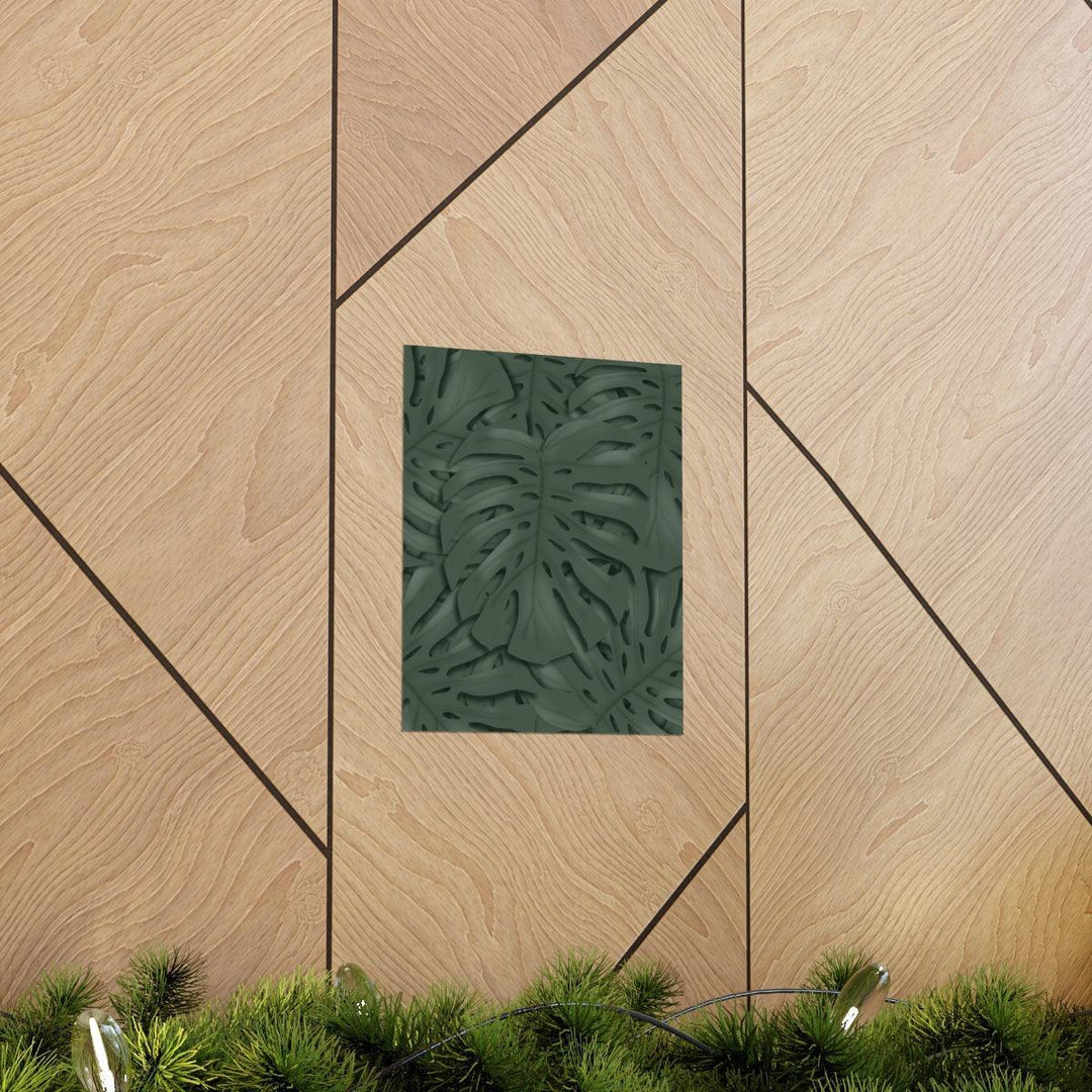 Deep Green Monstera Print, Poster, Laura Christine Photography & Design, Back to School, Home & Living, Indoor, Matte, Paper, Posters, Valentine's Day promotion, Laura Christine Photography & Design, laurachristinedesign.com