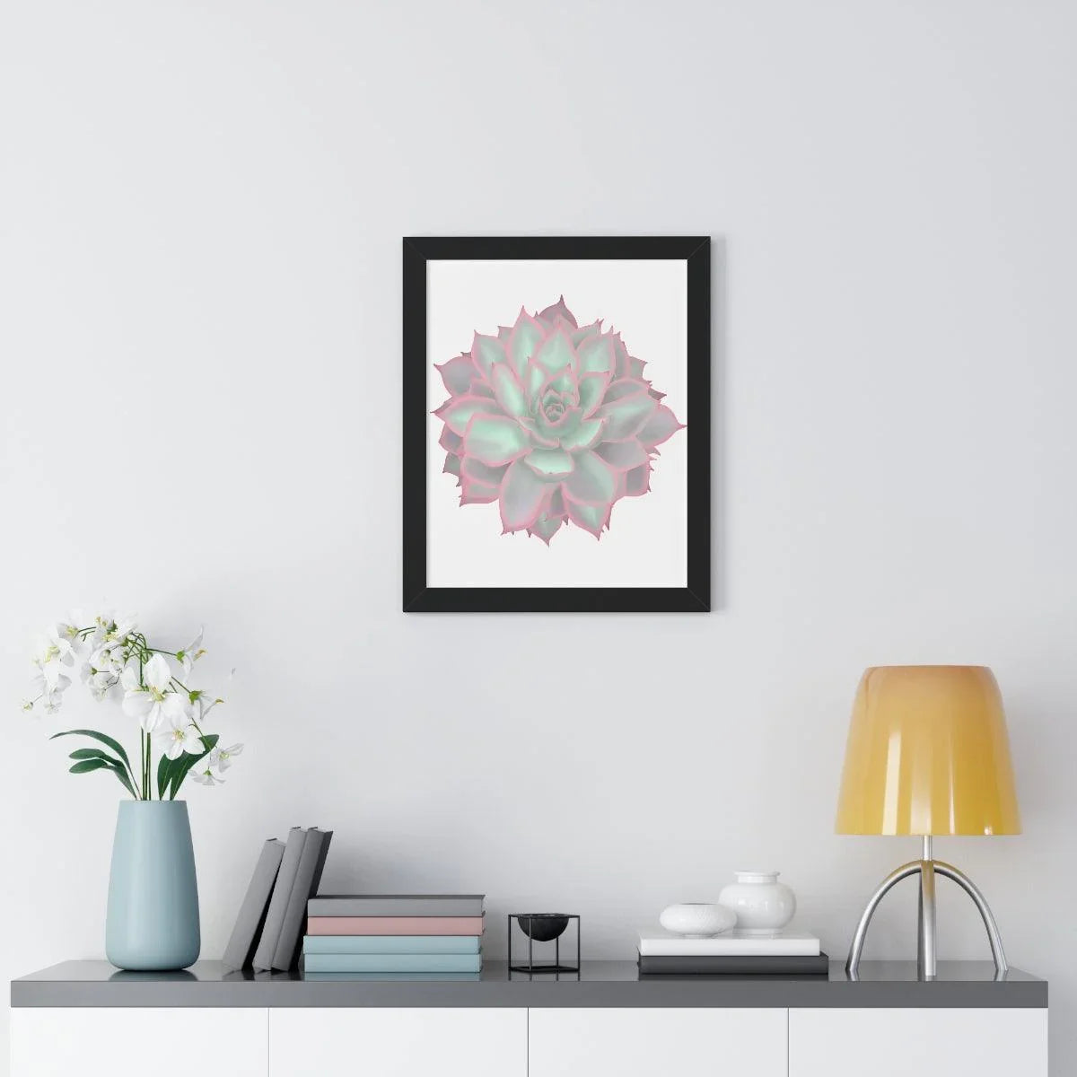 Echeveria Violet Queen Succulent Framed Print, Poster, Laura Christine Photography & Design, Framed, Home & Living, Indoor, Paper, Posters, Laura Christine Photography & Design, laurachristinedesign.com