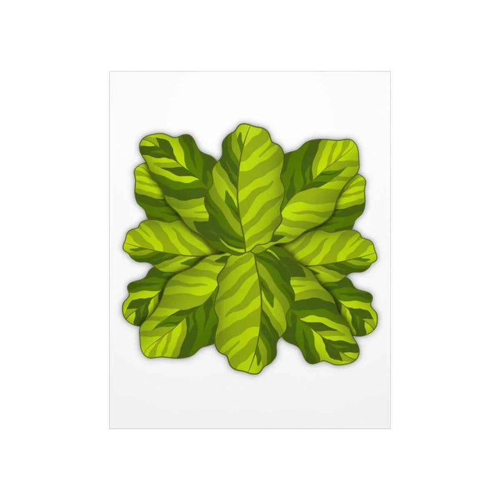 Calathea Yellow Fusion Print – Botanical Wall Art on Museum-Grade Paper Unframed - The Potted Pixel