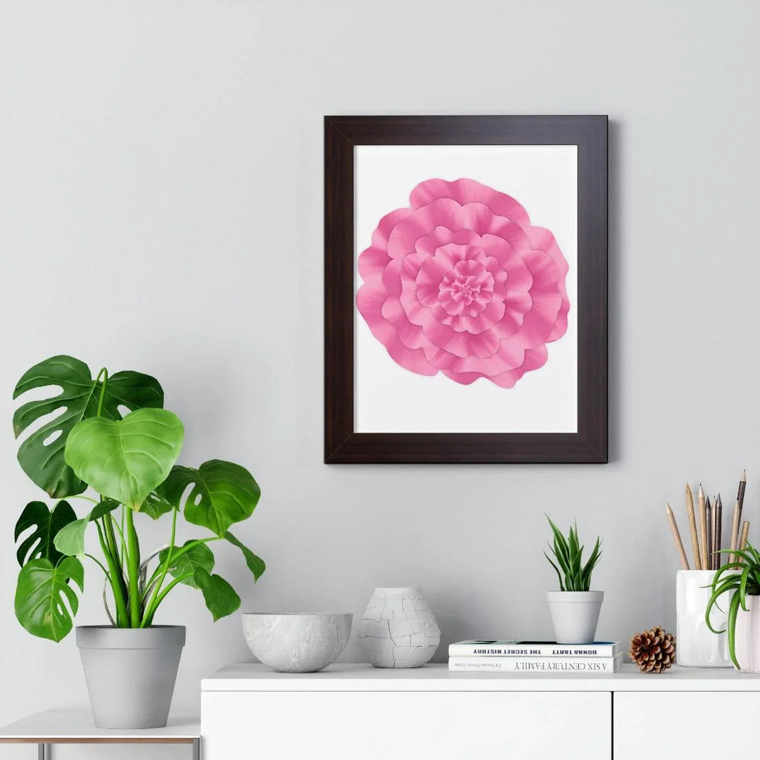 Abstract Peony Flower Framed Print, Poster, Laura Christine Photography & Design, Framed, Home & Living, Indoor, Paper, Posters, Laura Christine Photography & Design, laurachristinedesign.com