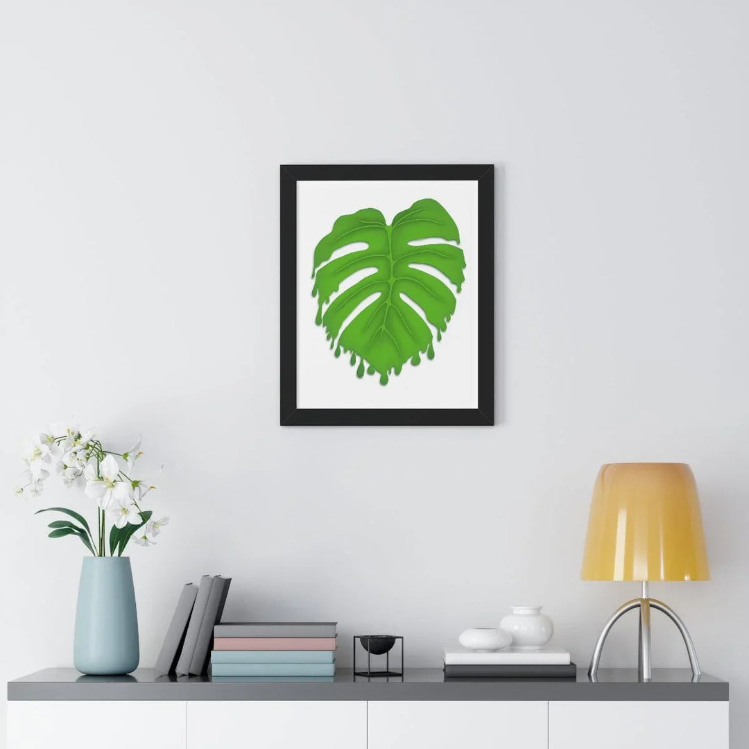 Melting Monstera Framed Print, Poster, Laura Christine Photography & Design, Framed, Home & Living, Indoor, Paper, Posters, Laura Christine Photography & Design, laurachristinedesign.com