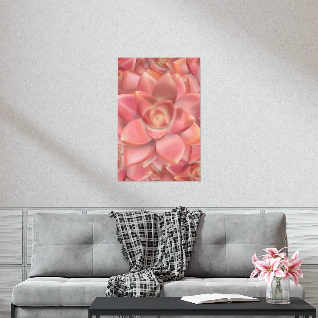 Succulent Wall Art California Sunset Print Botanical Poster On Museum Grade Paper Home Decor