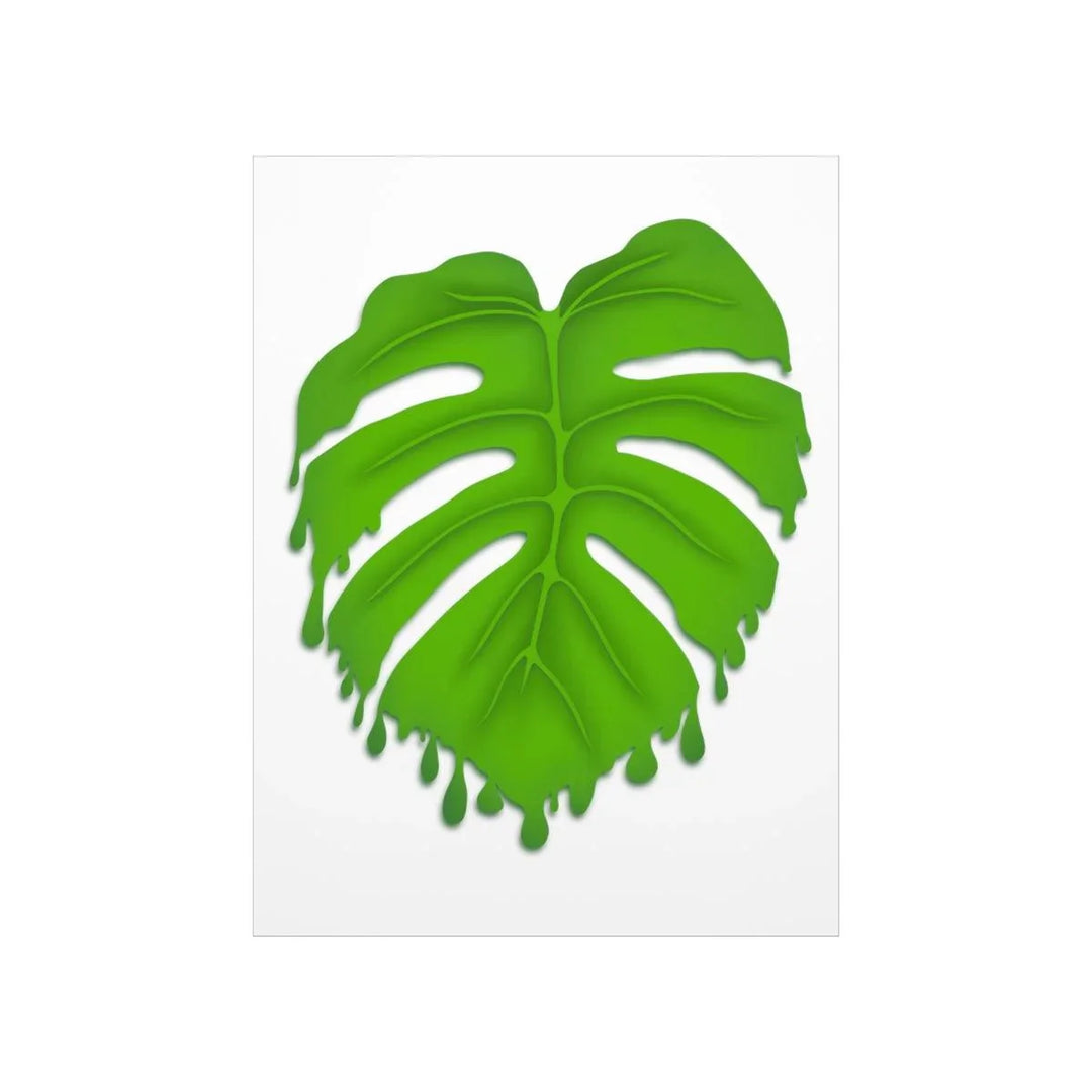 Melting Monstera Print, Poster, Laura Christine Photography & Design, Back to School, Home & Living, Indoor, Matte, Paper, Posters, Valentine's Day promotion, Laura Christine Photography & Design, laurachristinedesign.com