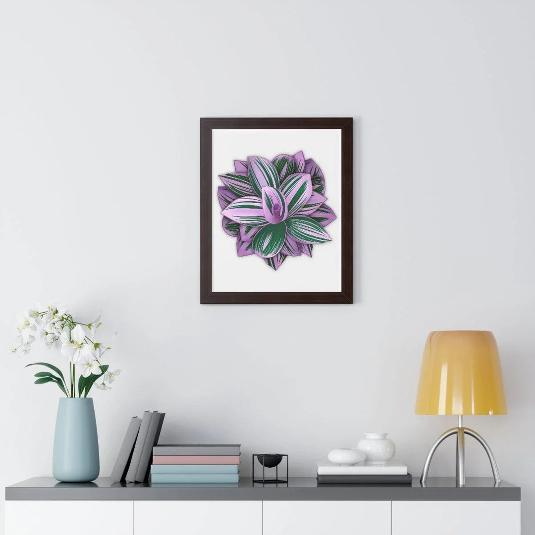 Tradescantia Nanouk Framed Print, Poster, Laura Christine Photography & Design, Framed, Home & Living, Indoor, Paper, Posters, Laura Christine Photography & Design, laurachristinedesign.com