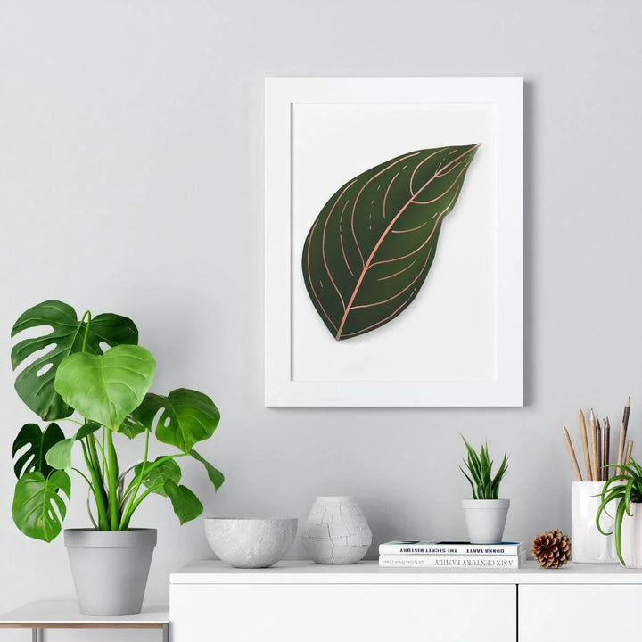Aglaonema Rotundum Framed Print, Poster, Laura Christine Photography & Design, Framed, Home & Living, Indoor, Paper, Posters, Laura Christine Photography & Design, laurachristinedesign.com