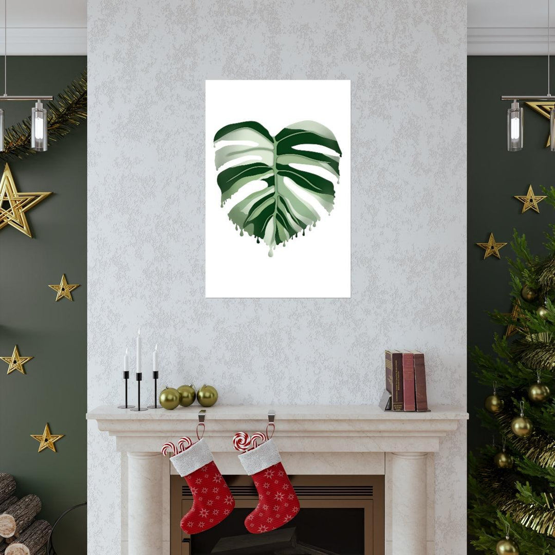 Melting Monstera Albo - Print, Poster, Laura Christine Photography & Design, Back to School, Home & Living, Indoor, Matte, Paper, Posters, Valentine's Day promotion, Laura Christine Photography & Design, 