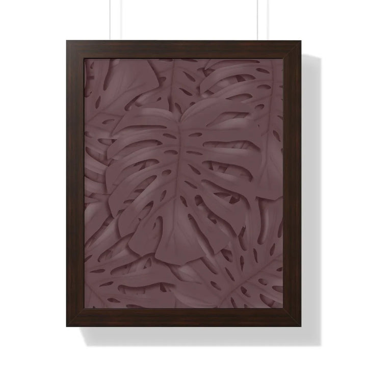 Merlot Monstera Framed Print, Poster, Laura Christine Photography & Design, Framed, Home & Living, Indoor, Paper, Posters, Laura Christine Photography & Design, laurachristinedesign.com