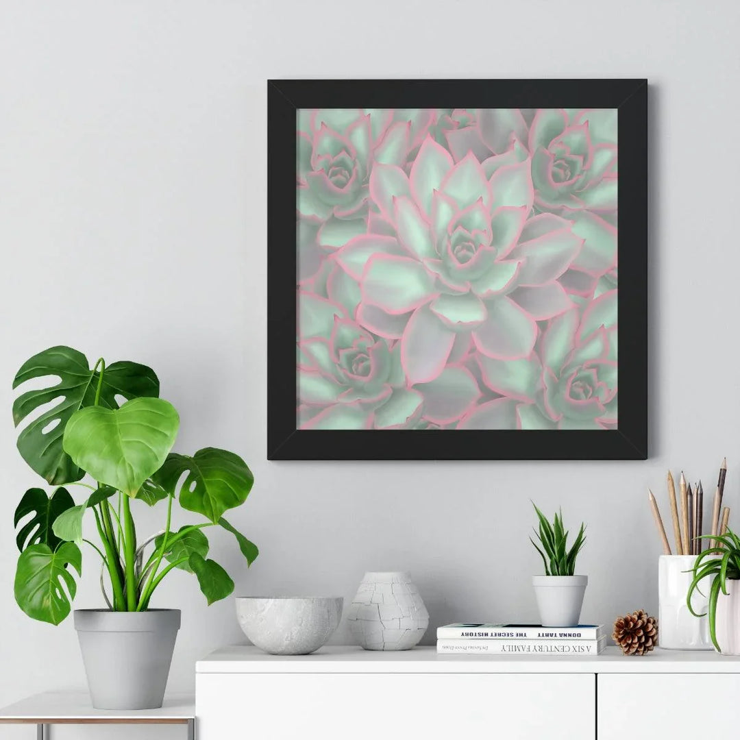 Echeveria Violet Queen Succulent Framed Print, Poster, Laura Christine Photography & Design, Framed, Home & Living, Indoor, Paper, Posters, Laura Christine Photography & Design, laurachristinedesign.com