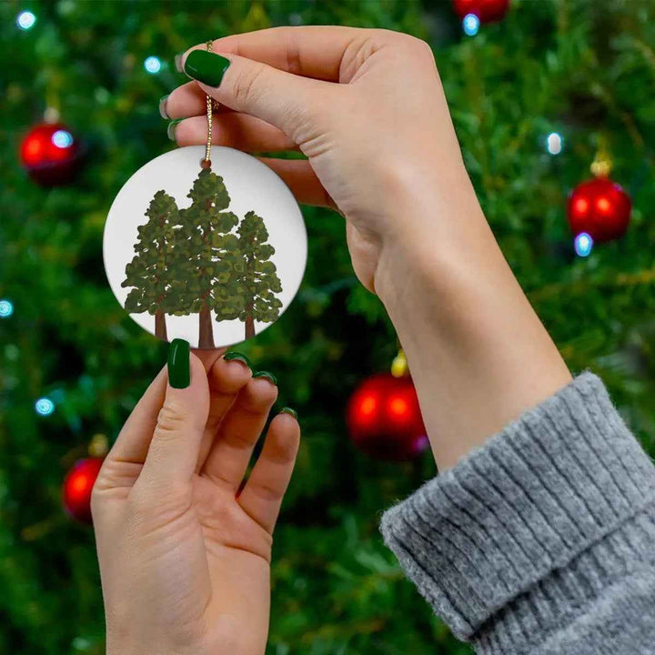 POS Redwoods Ceramic Ornament
