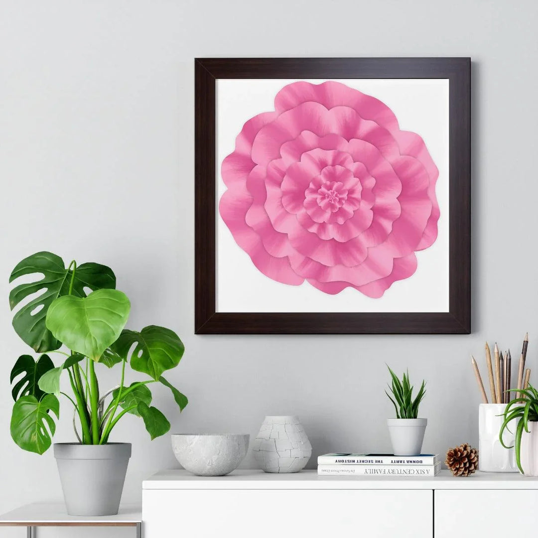 Abstract Peony Flower Framed Print, Poster, Laura Christine Photography & Design, Framed, Home & Living, Indoor, Paper, Posters, Laura Christine Photography & Design, laurachristinedesign.com