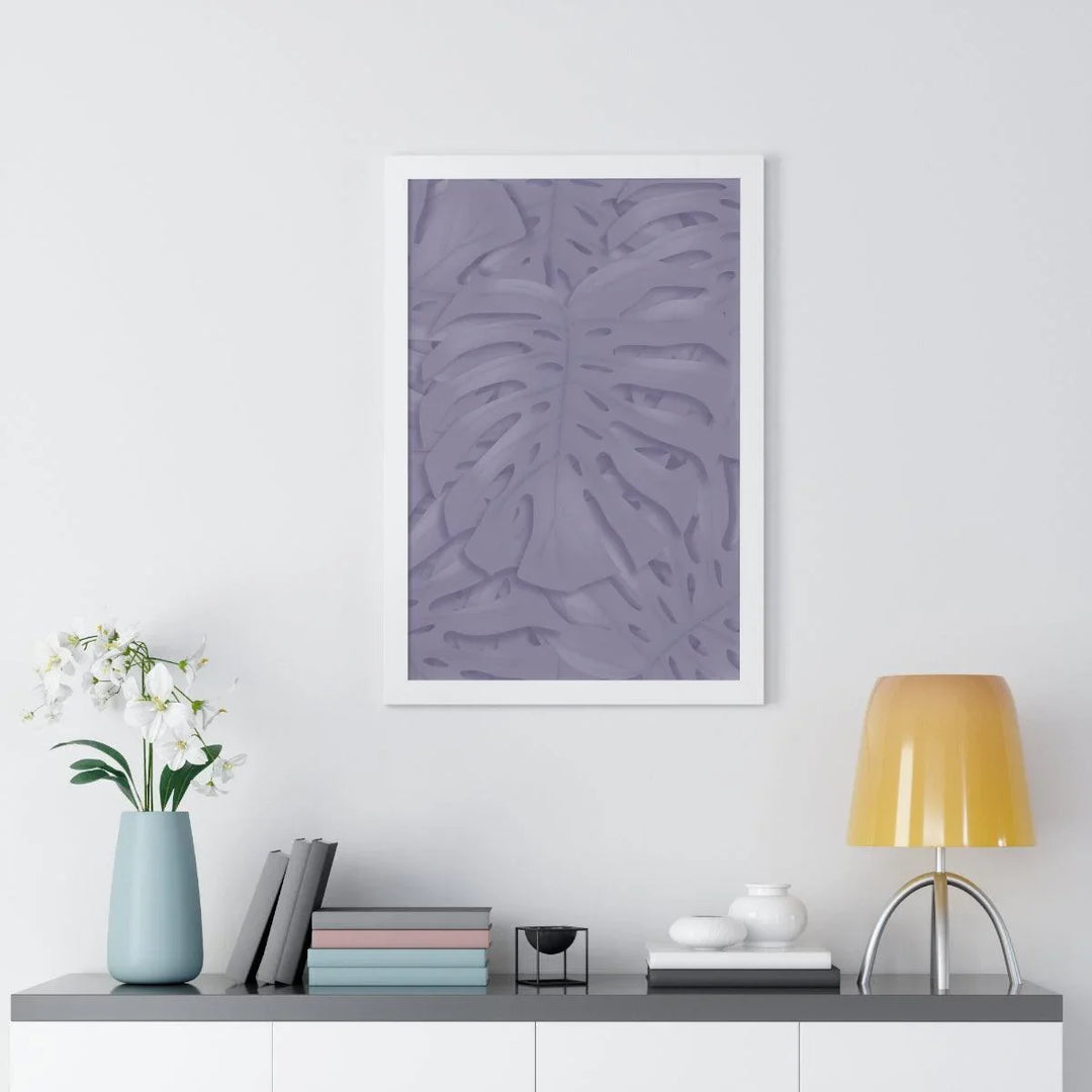 Violet Monstera Framed Print, Poster, Laura Christine Photography & Design, Framed, Home & Living, Indoor, Paper, Posters, Laura Christine Photography & Design, laurachristinedesign.com