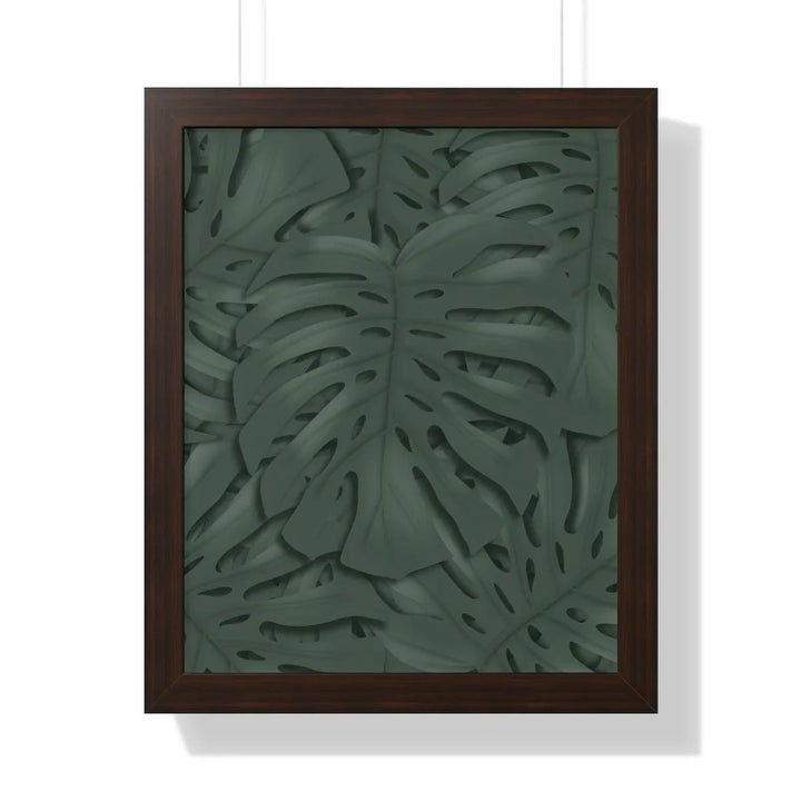 Deep Green Monstera Framed Print, Poster, Laura Christine Photography & Design, Framed, Home & Living, Indoor, Paper, Posters, Laura Christine Photography & Design, laurachristinedesign.com