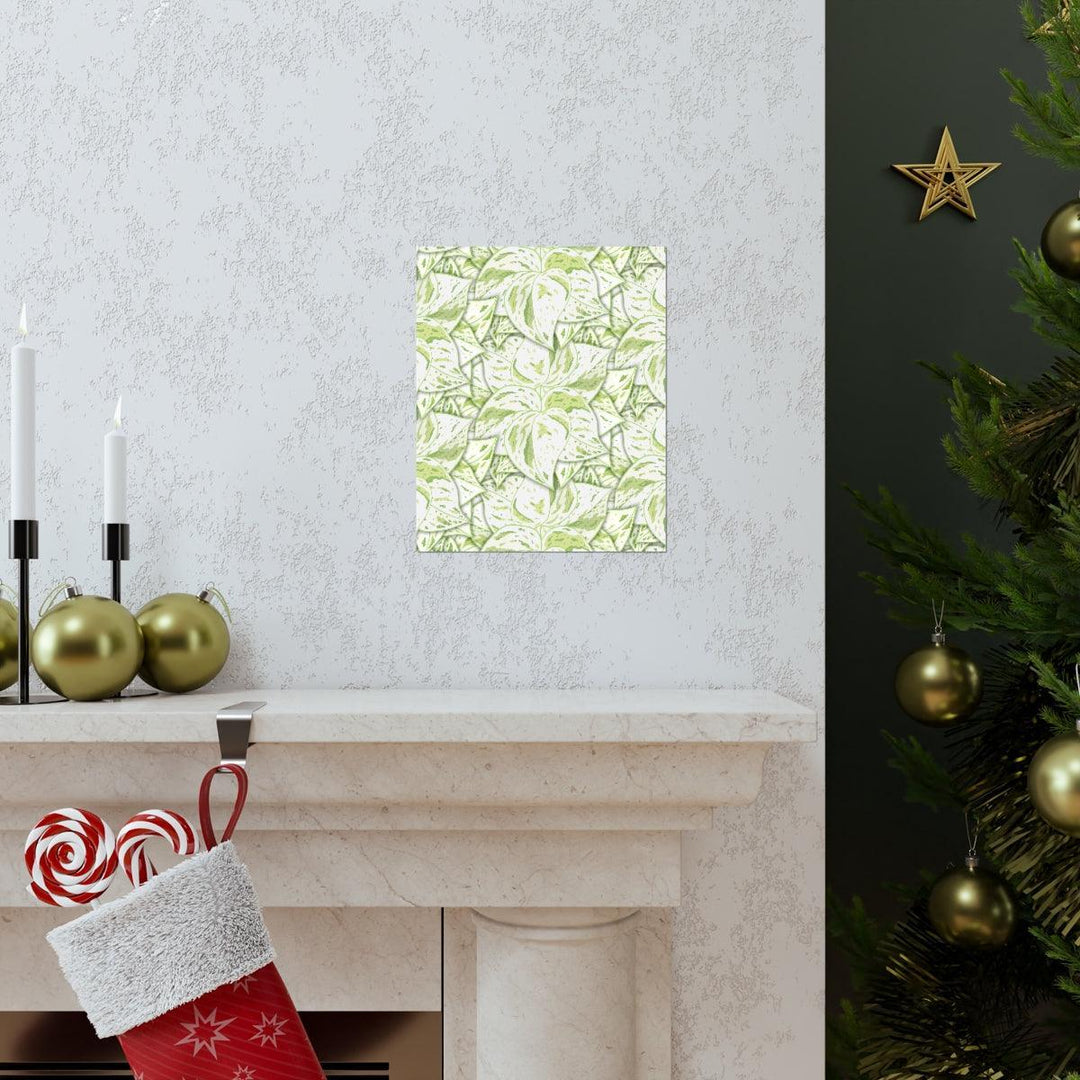 Snow Queen Pothos Print, Poster, Laura Christine Photography & Design, Back to School, Home & Living, Indoor, Matte, Paper, Posters, Valentine's Day promotion, Laura Christine Photography & Design, laurachristinedesign.com