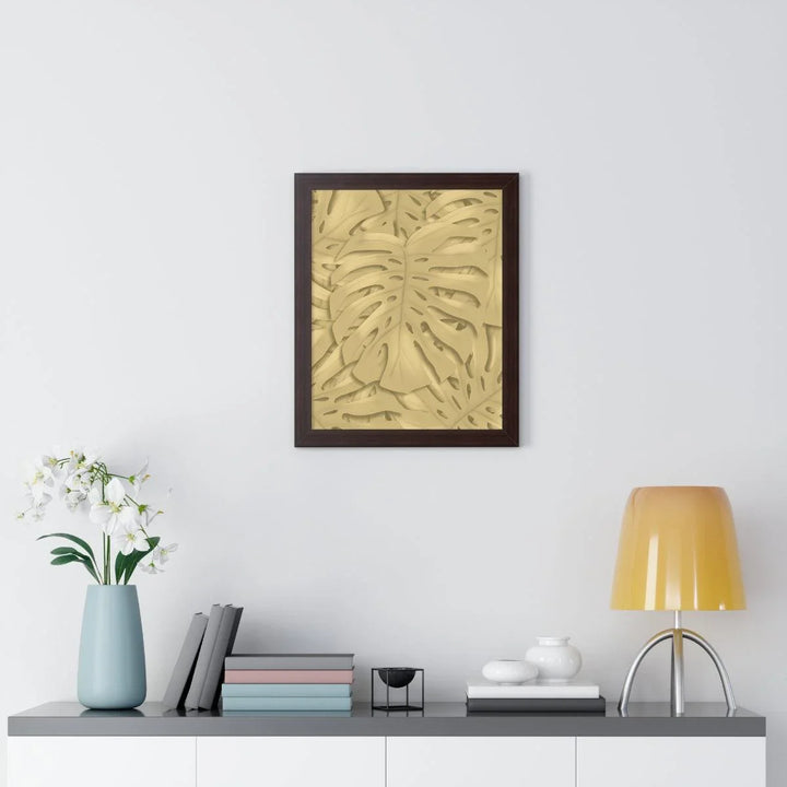 Golden Monstera Framed Print, Poster, Laura Christine Photography & Design, Framed, Home & Living, Indoor, Paper, Posters, Laura Christine Photography & Design, laurachristinedesign.com