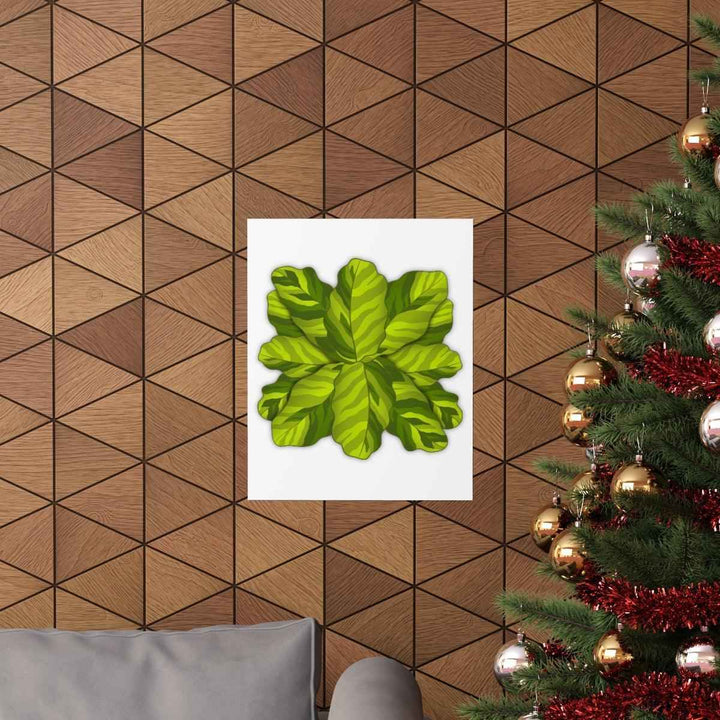 Calathea Yellow Fusion Print – Botanical Wall Art on Museum-Grade Paper Unframed - The Potted Pixel