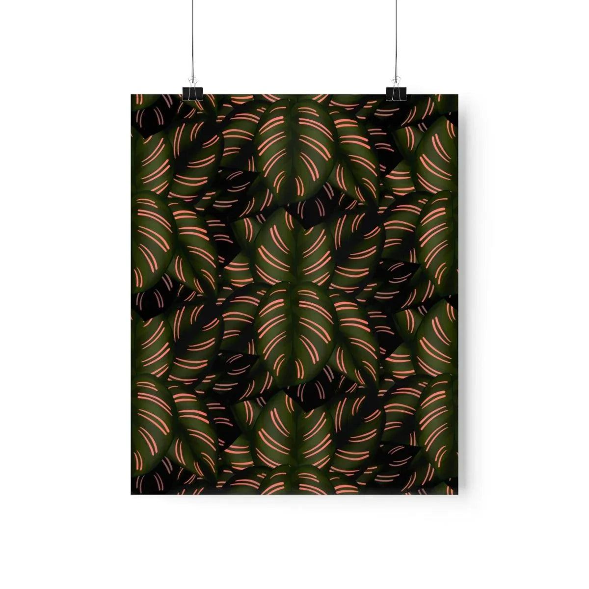 Calathea Pinstripe Print, Poster, Laura Christine Photography & Design, Back to School, Home & Living, Indoor, Matte, Paper, Posters, Valentine's Day promotion, Laura Christine Photography & Design, laurachristinedesign.com