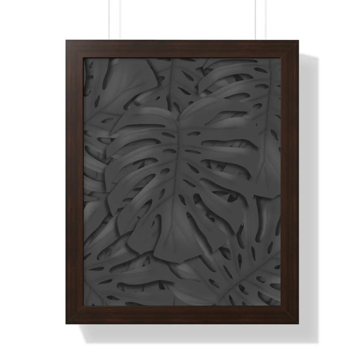 Charcoal Monstera Framed Print, Poster, Laura Christine Photography & Design, Framed, Home & Living, Indoor, Paper, Posters, Laura Christine Photography & Design, laurachristinedesign.com