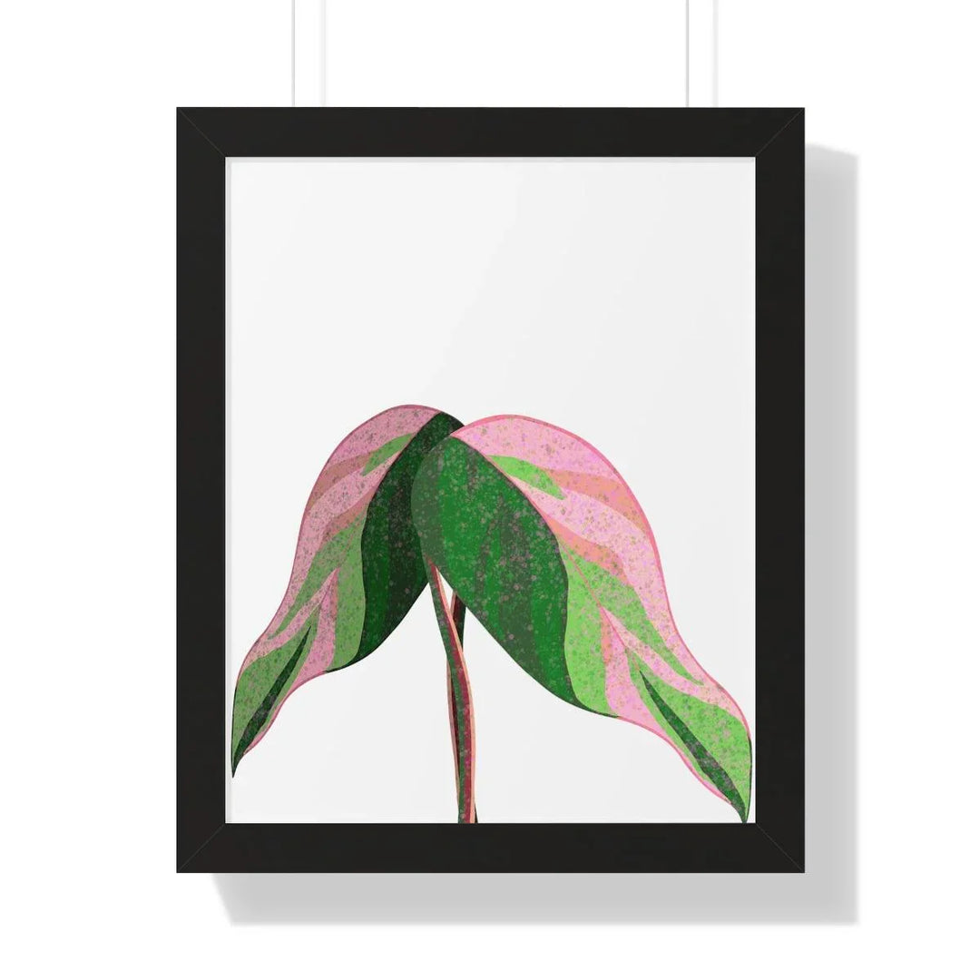 Pink Princess Philodendron Framed Print, Poster, Laura Christine Photography & Design, Framed, Home & Living, Indoor, Paper, Posters, Laura Christine Photography & Design, laurachristinedesign.com