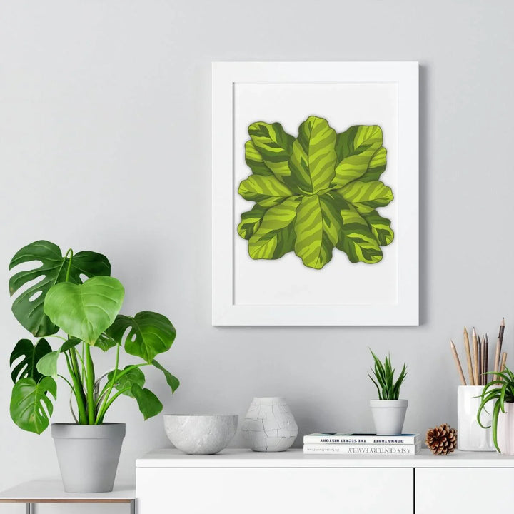 Calathea Yellow Fusion Framed Print, Poster, Laura Christine Photography & Design, Bottle, Calathea, Canvas Bag, Coffee, Drinkware, Framed, Home & Living, Indoor, Paper, Posters, Prayer Plant, Reusable, Shopping Bag, Tea, Tote Bag, Travel, Tumbler, Water, Yellow Fusion, Laura Christine Photography & Design, laurachristinedesign.com