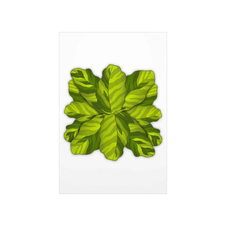 Calathea Yellow Fusion Print – Botanical Wall Art on Museum-Grade Paper Unframed - The Potted Pixel