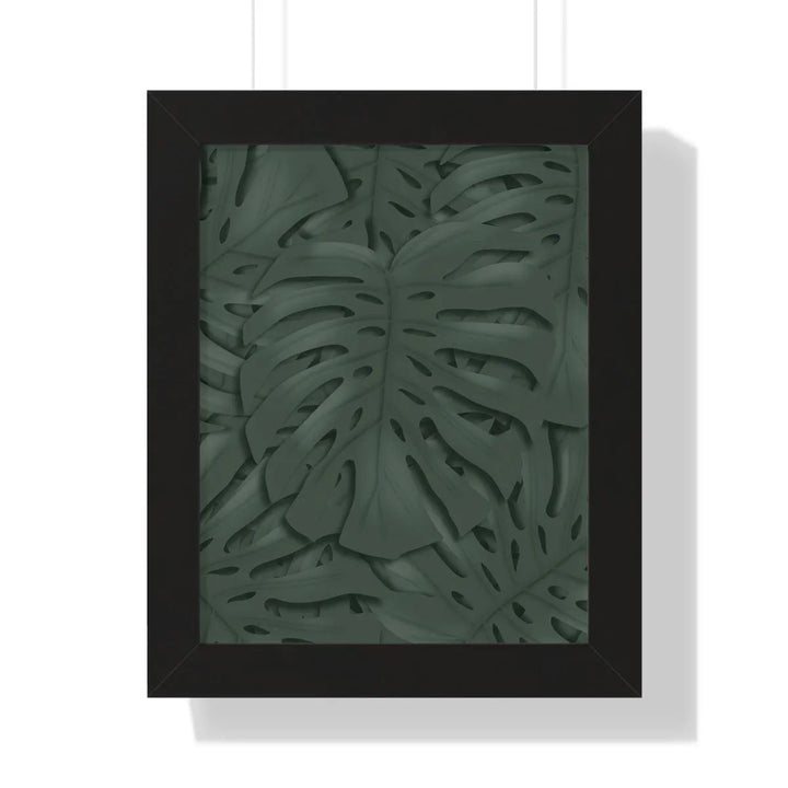 Deep Green Monstera Framed Print, Poster, Laura Christine Photography & Design, Framed, Home & Living, Indoor, Paper, Posters, Laura Christine Photography & Design, laurachristinedesign.com