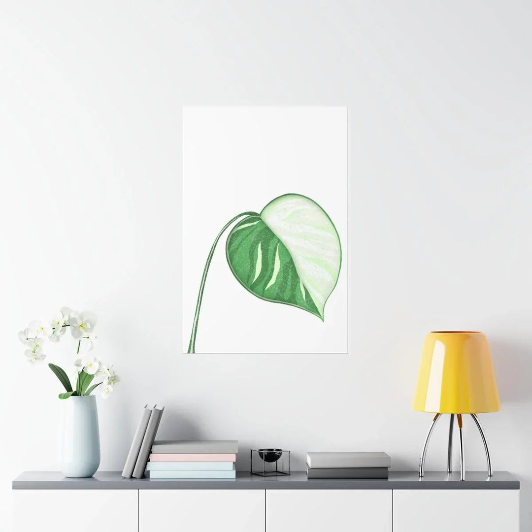 Monstera Albo Print, Poster, Laura Christine Photography & Design, Back to School, Home & Living, Indoor, Matte, Paper, Posters, Valentine's Day promotion, Laura Christine Photography & Design, 