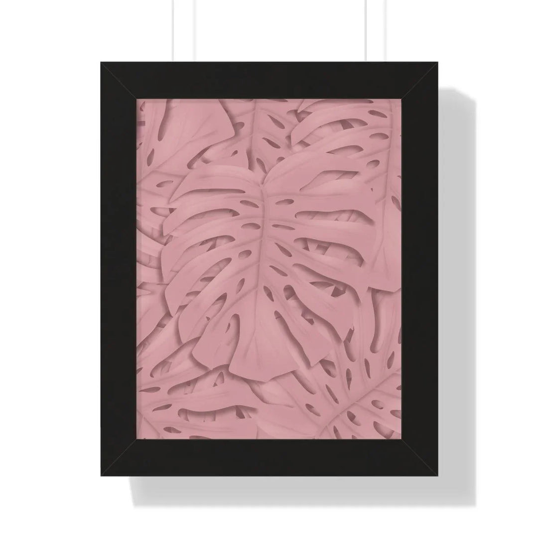 Soft Pink Monstera Framed Print, Poster, Laura Christine Photography & Design, Framed, Home & Living, Indoor, Paper, Posters, Laura Christine Photography & Design, laurachristinedesign.com