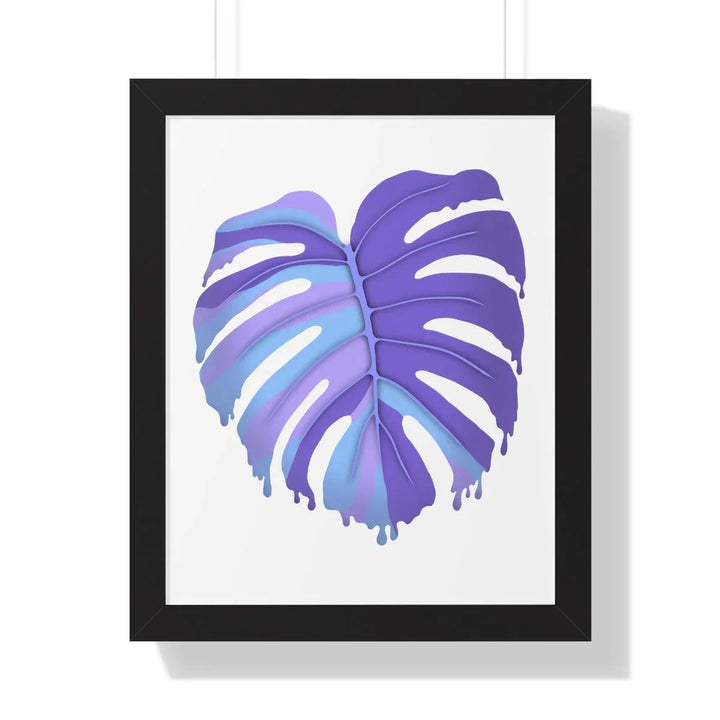 Melting Monstera (Purple) Framed Print, Poster, Laura Christine Photography & Design, Framed, Home & Living, Indoor, Paper, Posters, Laura Christine Photography & Design, laurachristinedesign.com