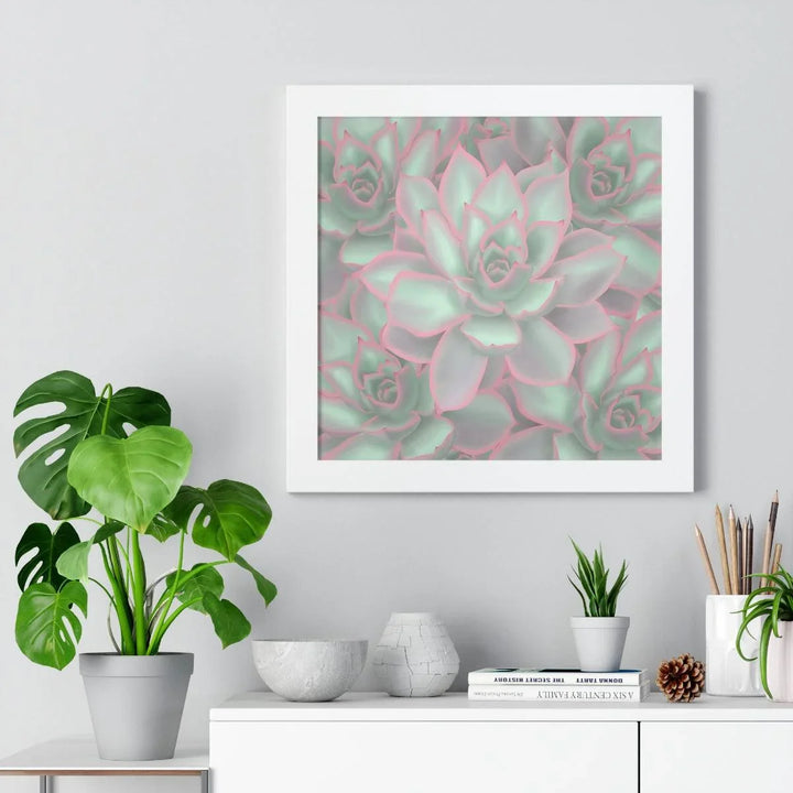 Echeveria Violet Queen Succulent Framed Print, Poster, Laura Christine Photography & Design, Framed, Home & Living, Indoor, Paper, Posters, Laura Christine Photography & Design, laurachristinedesign.com