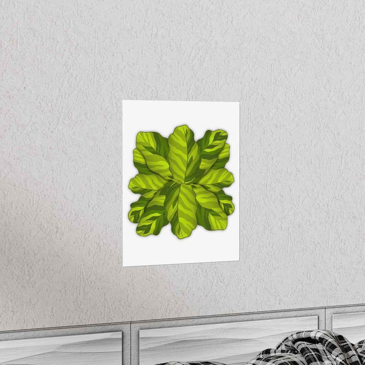 Calathea Yellow Fusion Print – Botanical Wall Art on Museum-Grade Paper Unframed - The Potted Pixel
