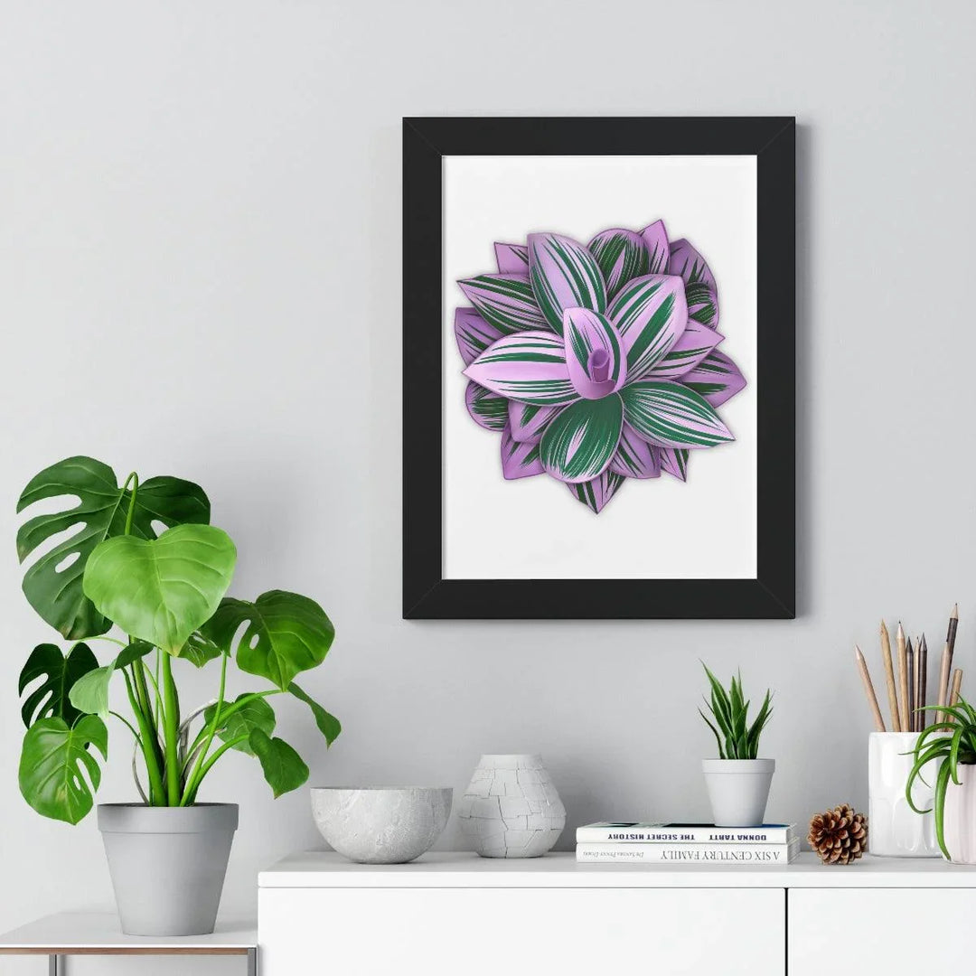 Tradescantia Nanouk Framed Print, Poster, Laura Christine Photography & Design, Framed, Home & Living, Indoor, Paper, Posters, Laura Christine Photography & Design, laurachristinedesign.com