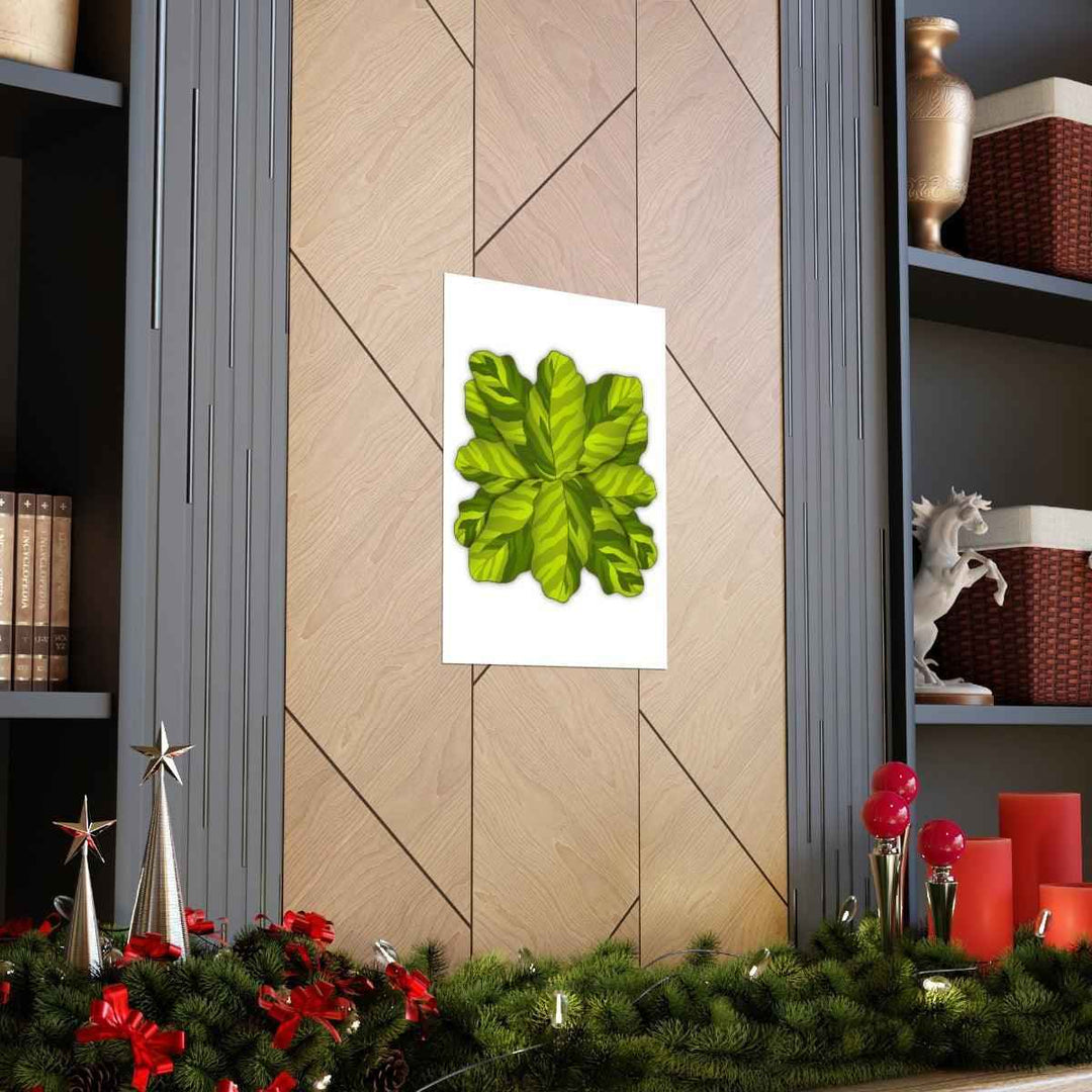 Calathea Yellow Fusion Print – Botanical Wall Art on Museum-Grade Paper Unframed - The Potted Pixel