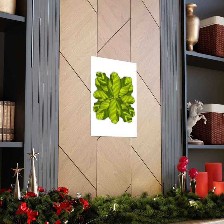 Calathea Yellow Fusion Print – Botanical Wall Art on Museum-Grade Paper Unframed - The Potted Pixel
