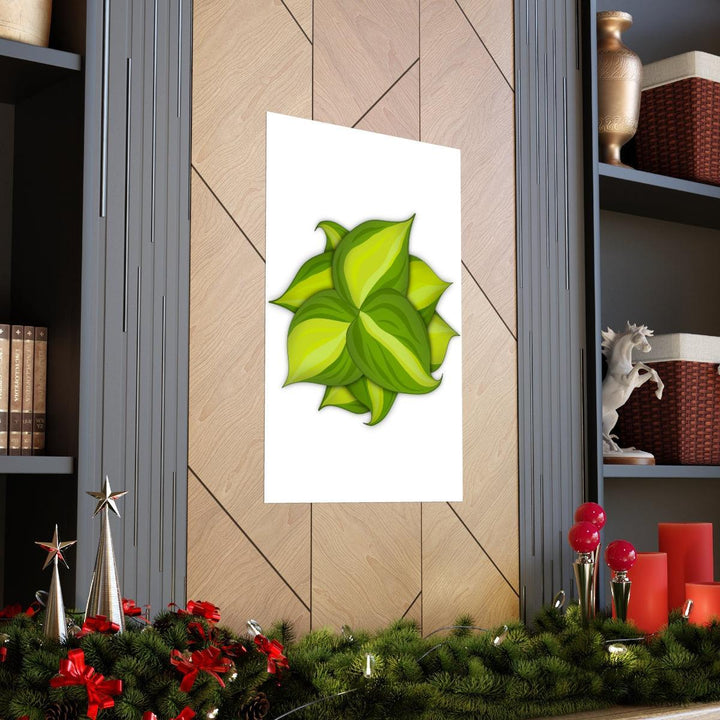 Philodendron Brasil Print – Botanical Wall Art on Museum Grade Paper Poster Unframed - The Potted Pixel